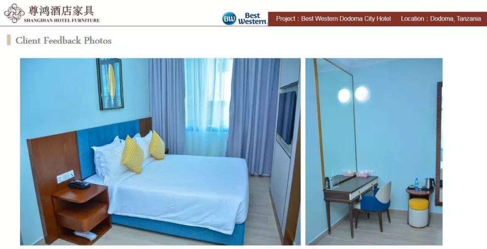 Best Western Dodoma City Hotel Furniture Project Case