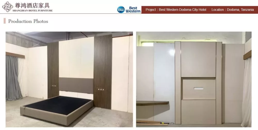 Best Western Dodoma City Hotel Furniture Project Case