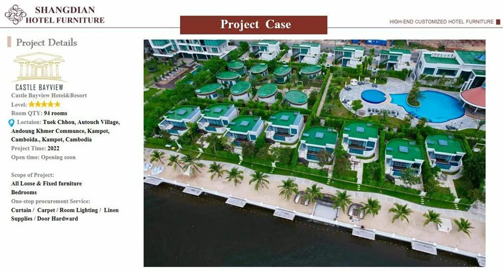 Castle Bayview Hotel-Resort Furniture Project